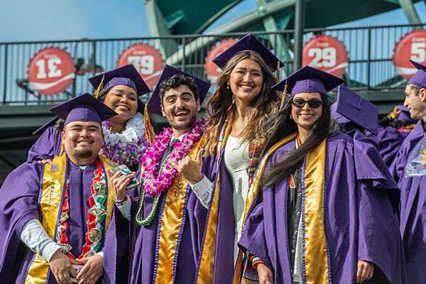 SFSU students celebrate commencement at Oracle Park