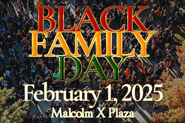 Black Family Day event poster, February 1, 2025