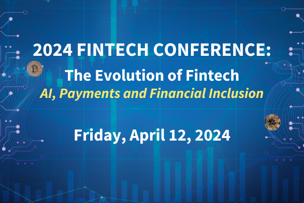 flyer of Fintech Conference hosted on Friday, April 12, 2024