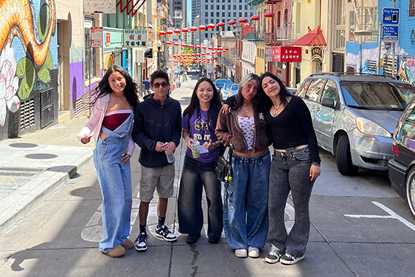 Students in San Francisco for Living in SF Class