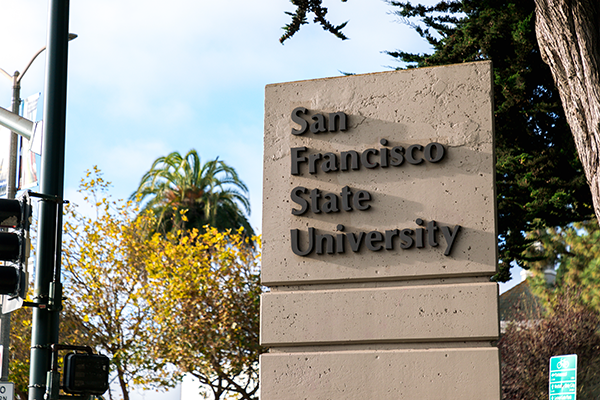 San Francisco State University Signage