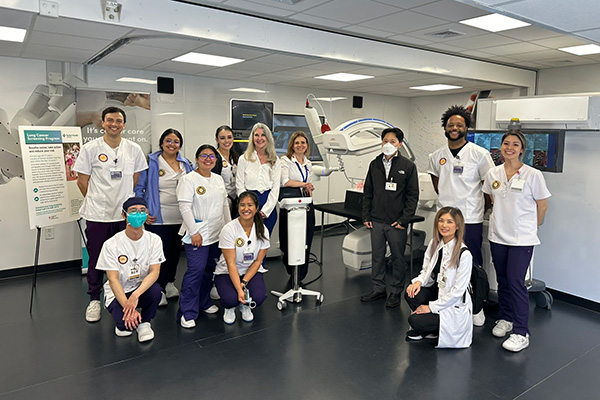 SF State nursing students working at Sutter Health